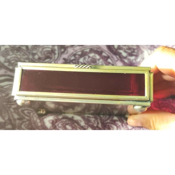 MARY ENGELBREIT SNAP OUT OF IT TRINKET, GLASS & METAL JEWELRY KEEPSAKE CARD BOX - Picture 6 of 10